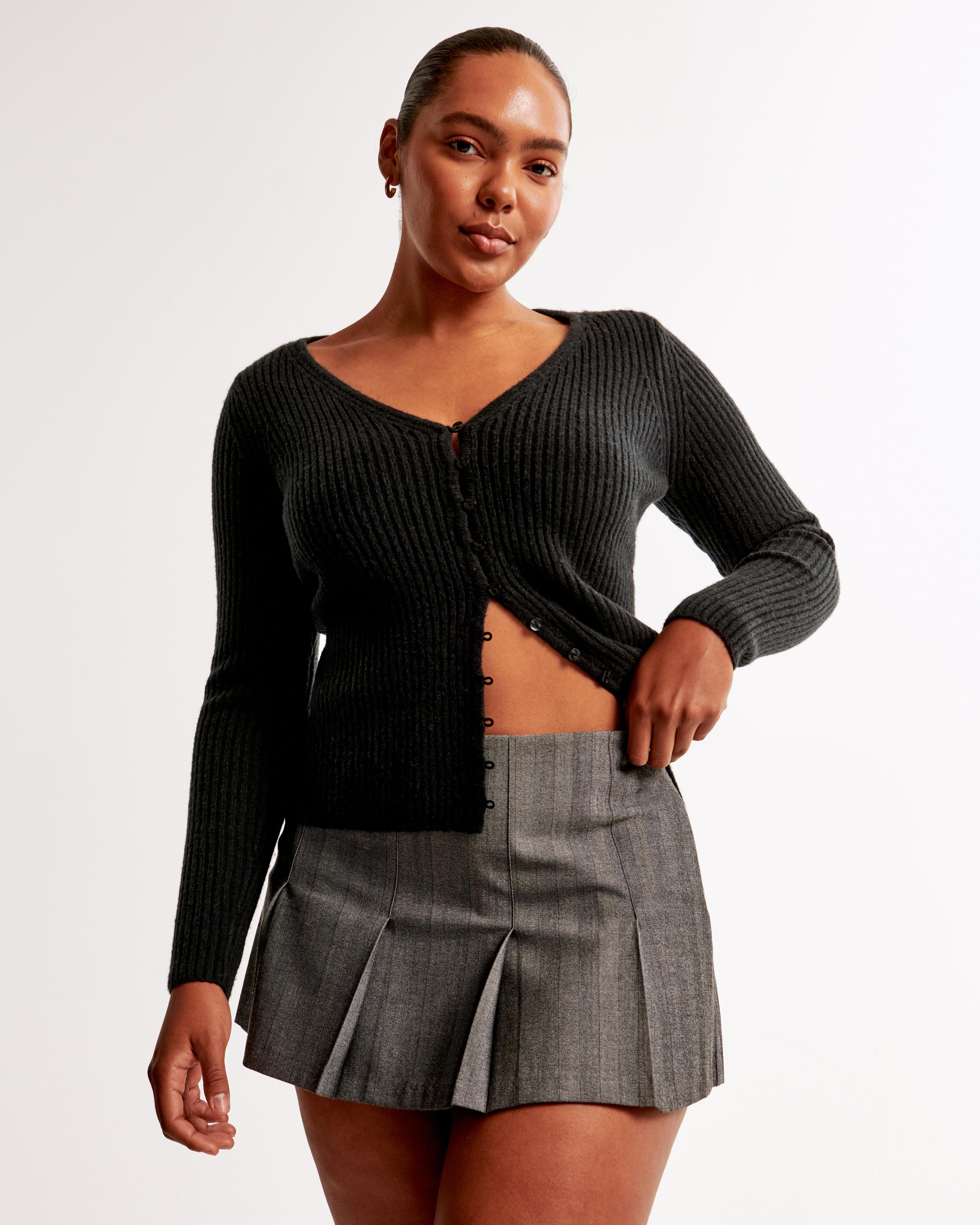 Ribbed Skimming Cardigan Product Image