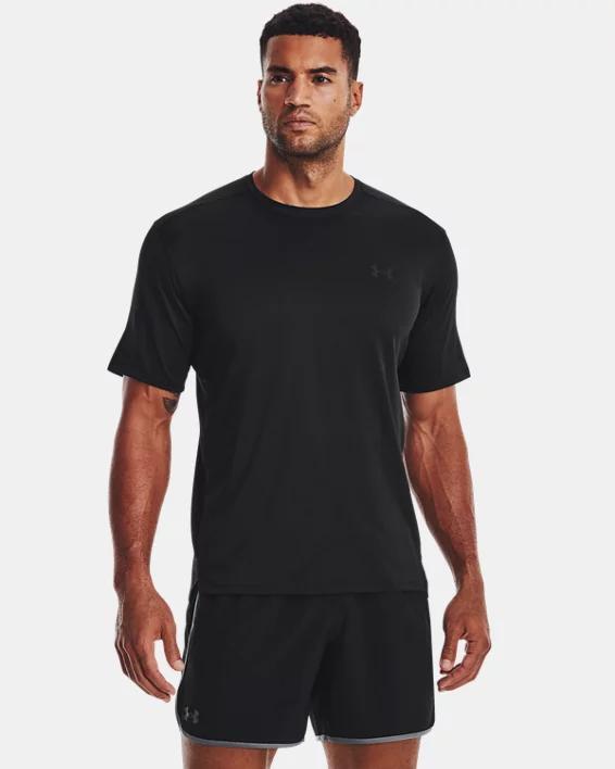 Under Armour Mens Under Armour Tech Vent Short Sleeve - Mens Midnight Navy/ Black Product Image