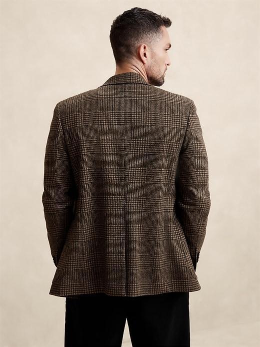 Tailored-Fit Brown Glen Plaid Jacket Product Image