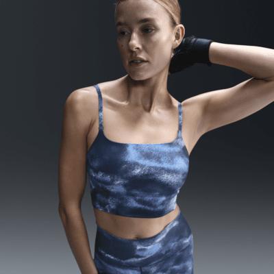 Nike One Convertible Women's Light-Support Lightly Lined Longline Printed Sports Bra Product Image