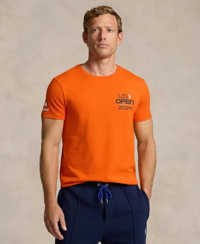 Us Open Custom Slim Graphic T-shirt In Orange Product Image