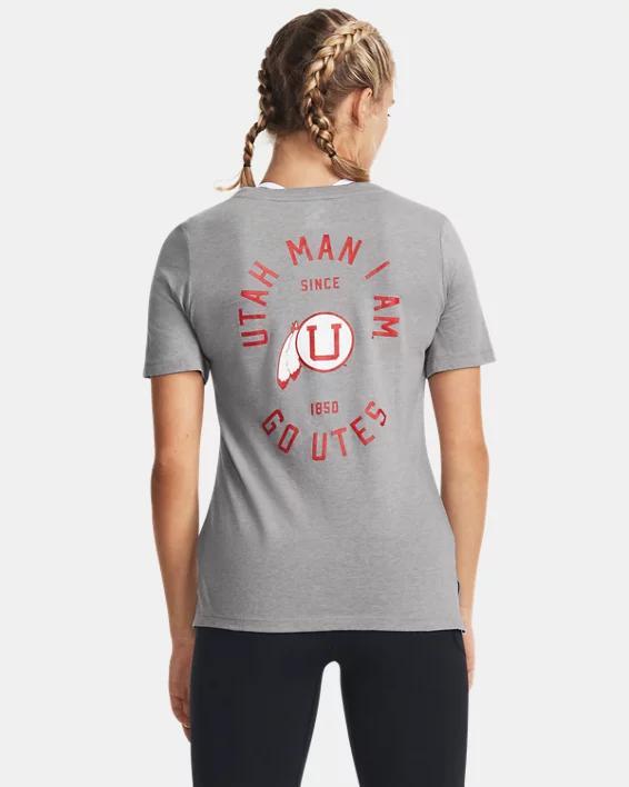 Women's UA Performance Cotton Collegiate V-Neck Product Image