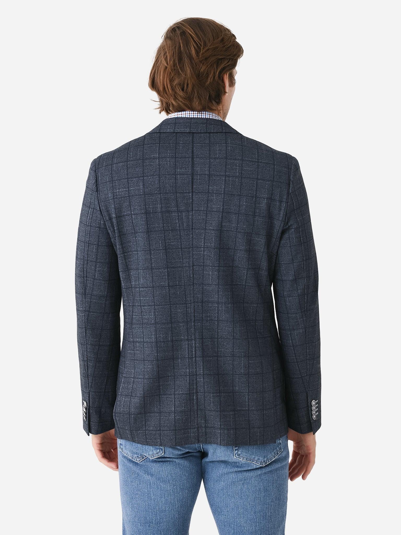 Blue Industry Men Fashion Check Blazer Product Image