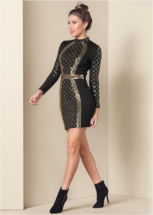 Sequin Bodycon Dress Product Image