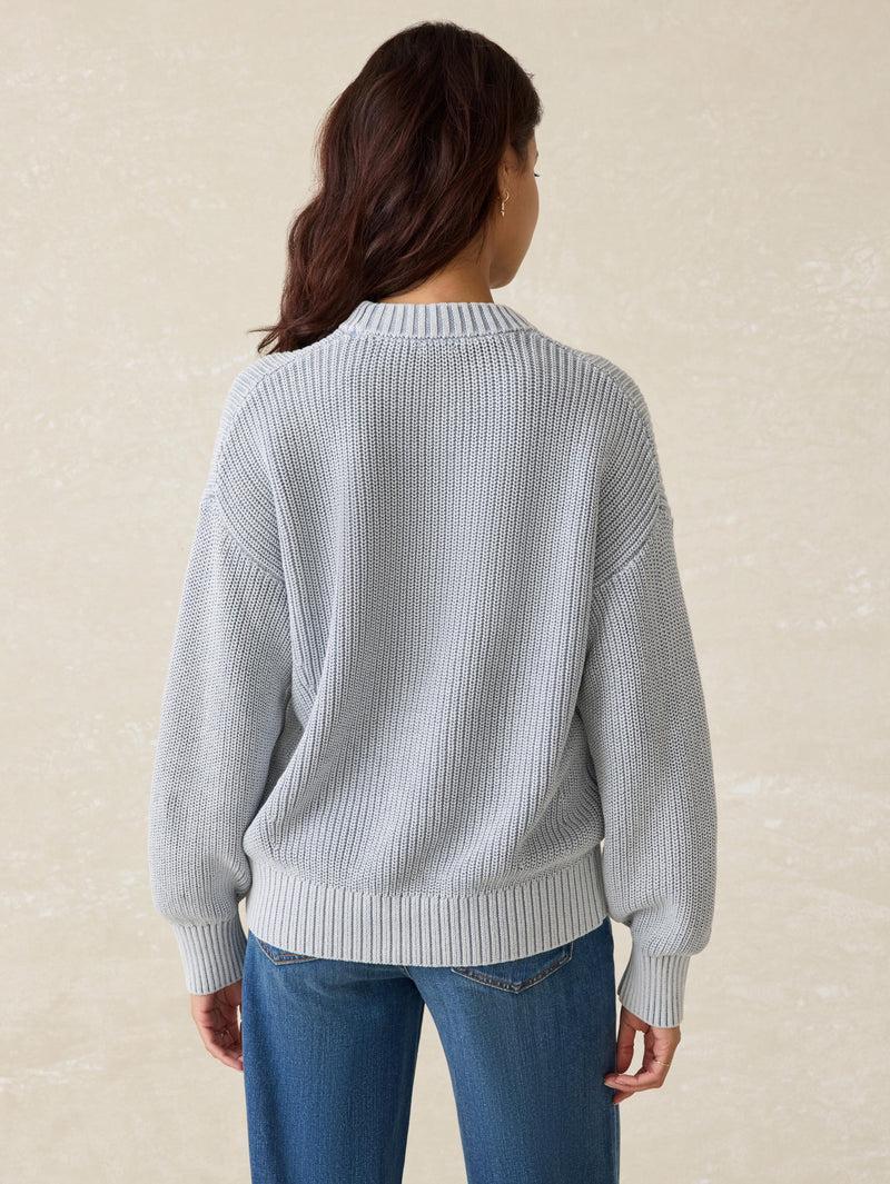 Sunwashed Fisherman Sweater - Tradewinds Product Image