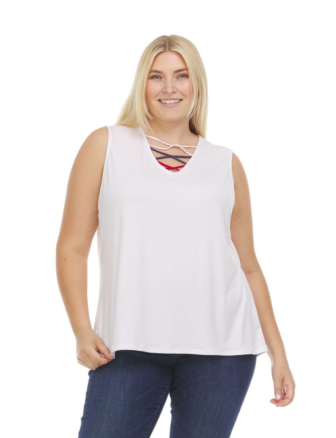 Inner Beauty Sleeveless V-Neck Top - Plus Product Image