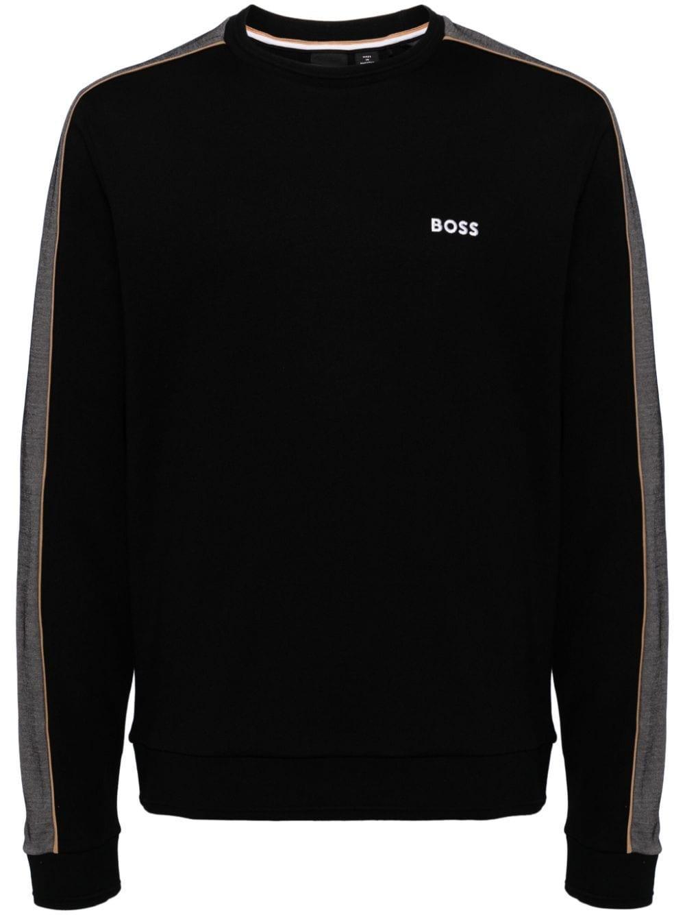 Logo-embroidered Sweatshirt In Black Product Image