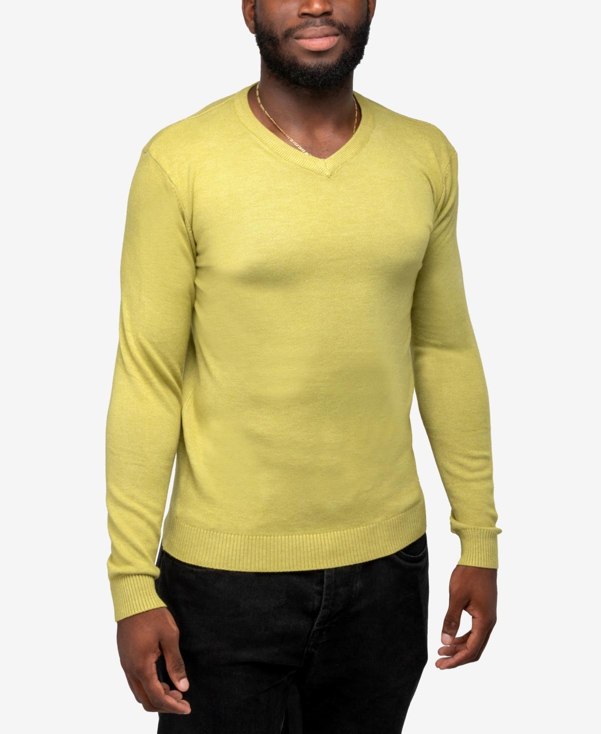 Mens Xray Fitted V-Neck Sweater Product Image