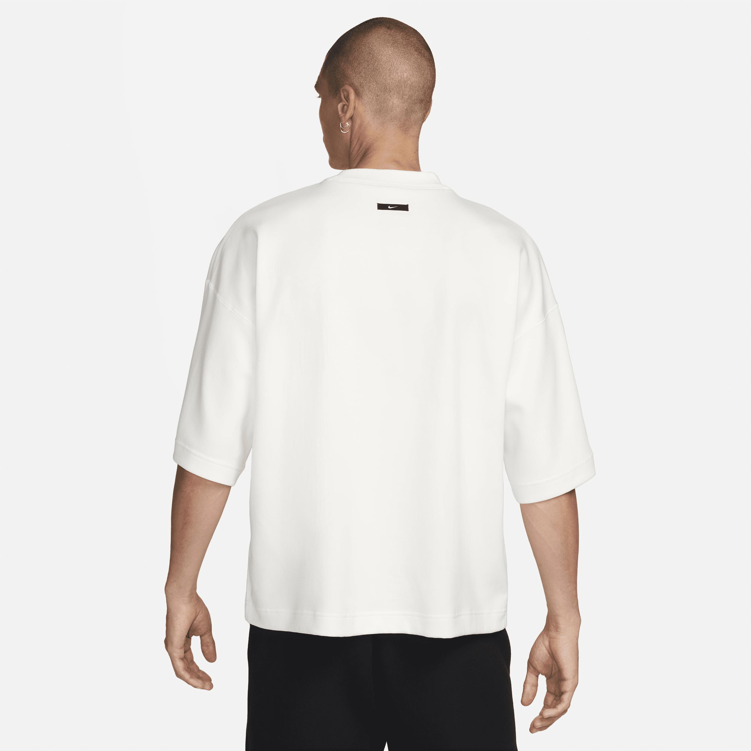 Men's Nike Sportswear Tech Fleece Reimagined Oversized Short-Sleeve Sweatshirt Product Image