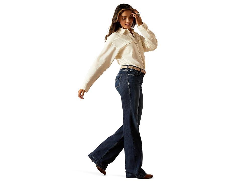 Ariat Perfect-Rise Tyra Trousers (Midnight) Women's Casual Pants Product Image