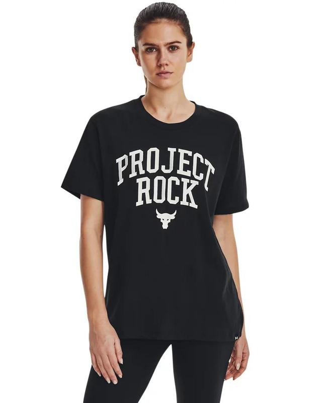 Women's Project Rock Heavyweight Campus T-Shirt Product Image