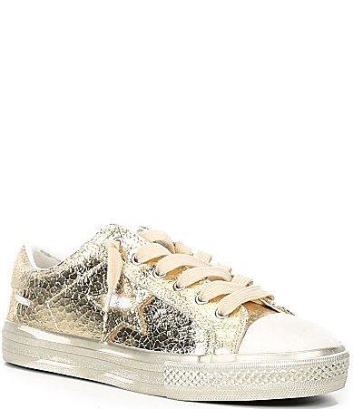 Vintage Havana Shine Metallic Foil Sneakers Product Image