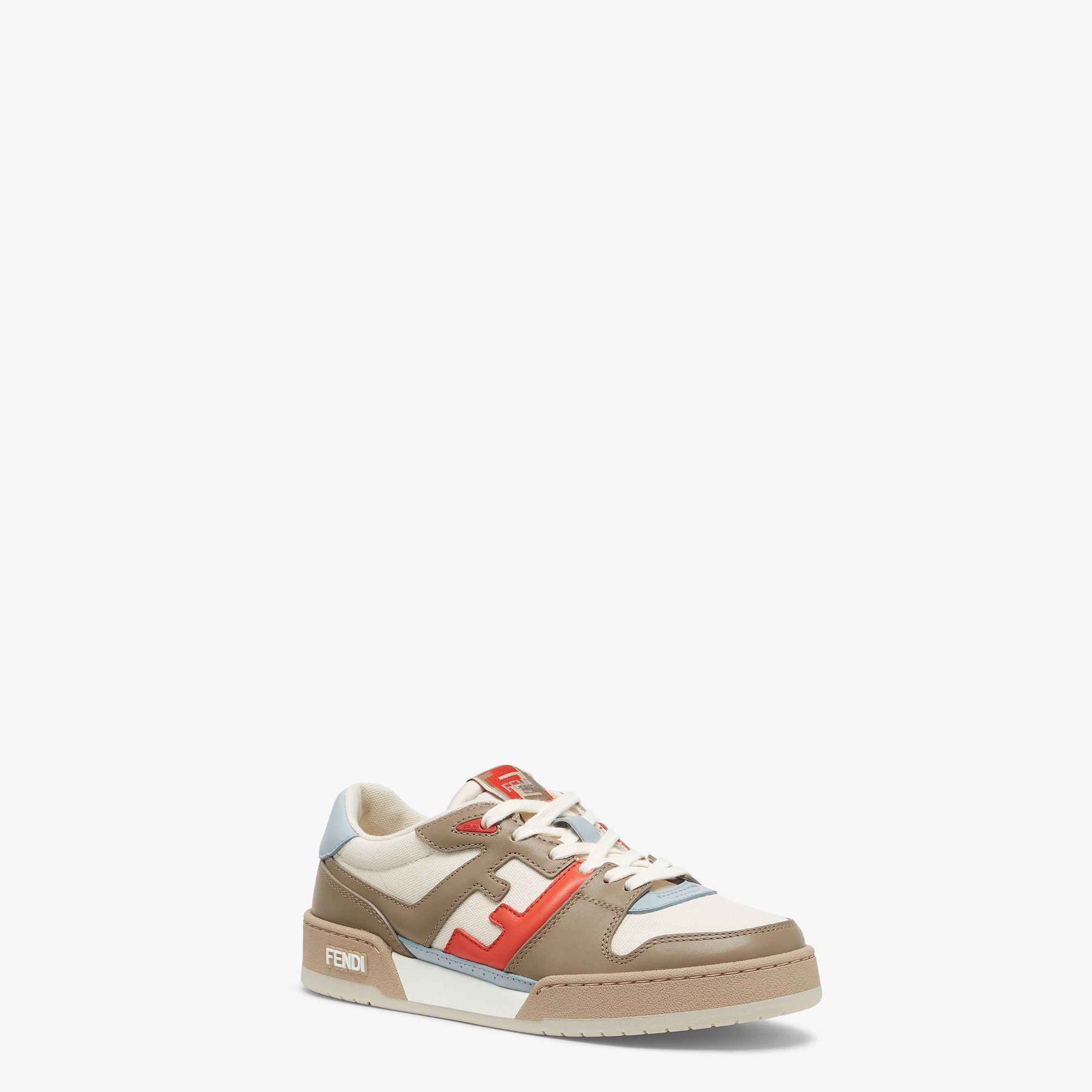 Fendi MatchMulticolor leather low-tops Product Image