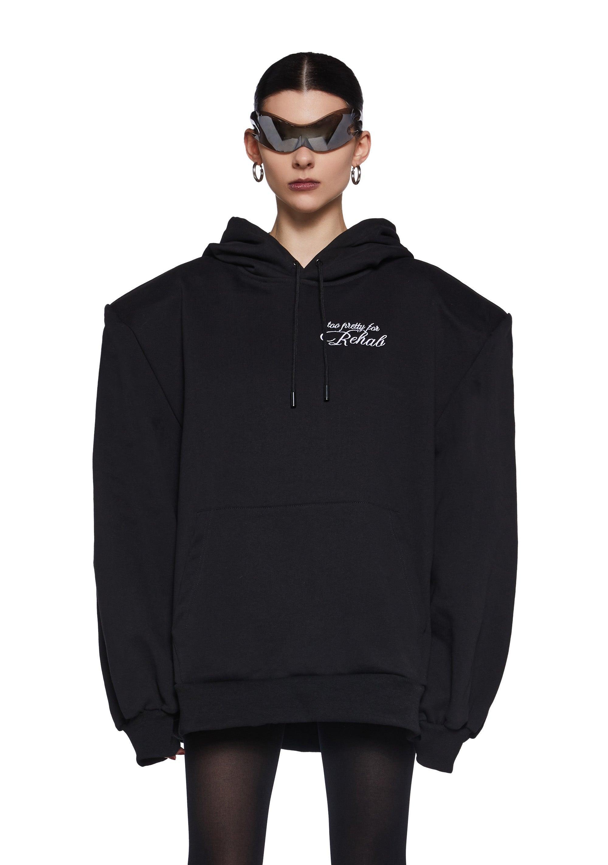 Namilia Too Pretty For Rehab Hoodie Womens - Black product image