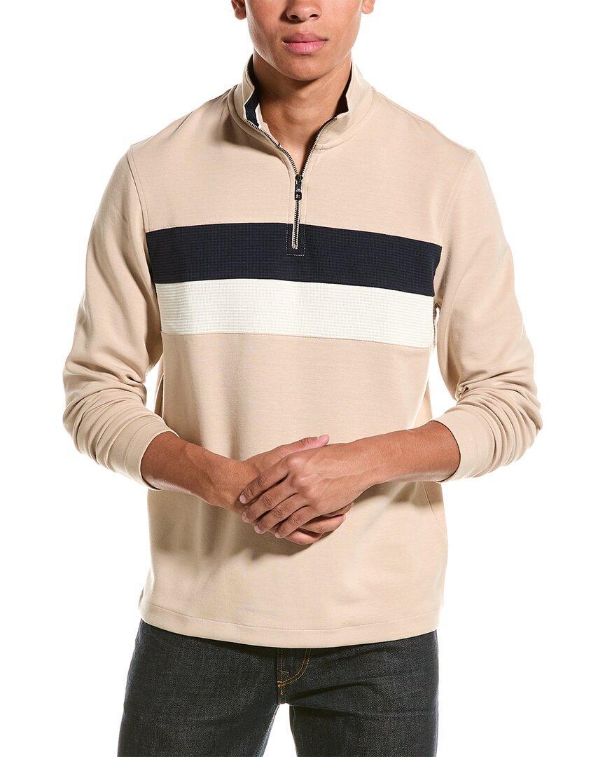 Veller Half Zip Sweatshirt Beige Product Image