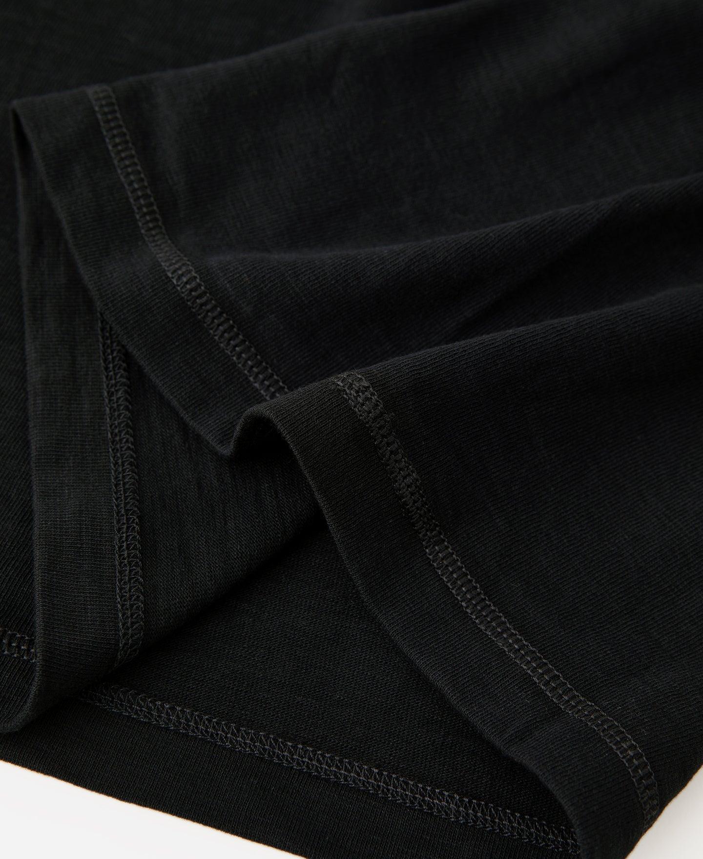 10.5 oz US Cotton Tubular Gusset T-Shirt - Black Product Image