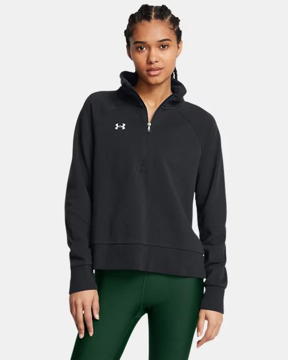 Women's UA Rival Fleece Textured ½ Zip Product Image