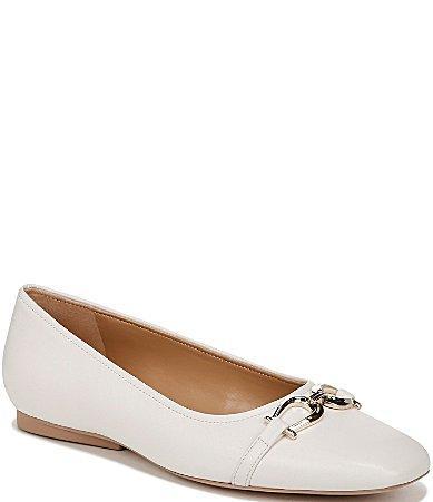 Naturalizer Charlotte Leather Slip On Bit Detail Ballet Flats Product Image