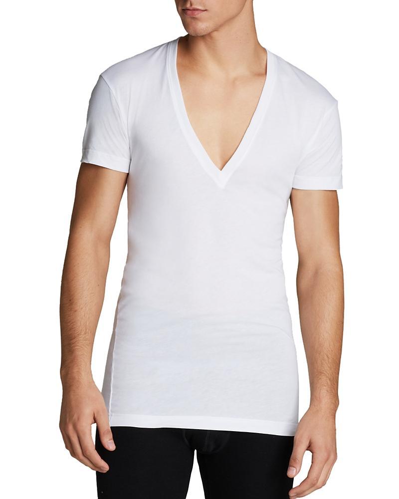 Mens Pima Cotton Slim-Fit V-Neck Tee Product Image