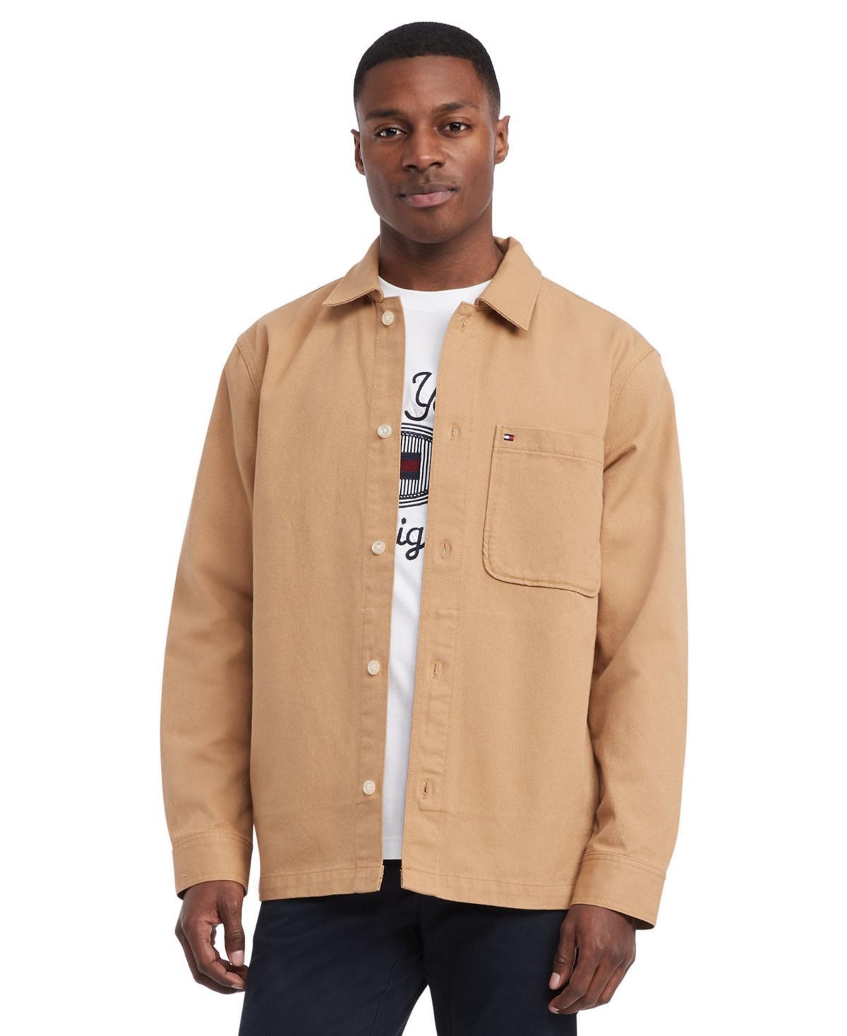 Tommy Hilfiger Mens Twill Utility Shirt Jacket Product Image