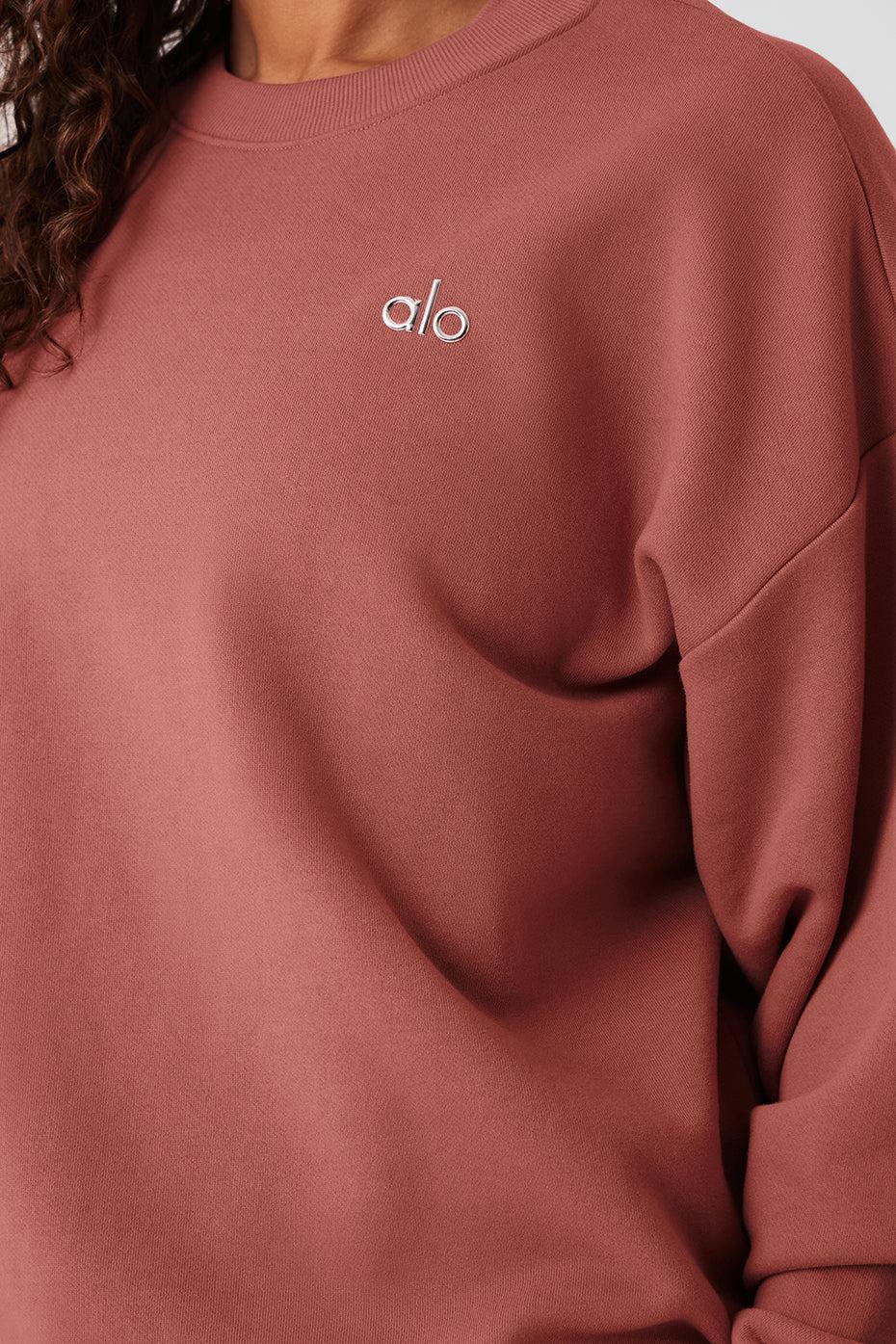 Accolade Crew Neck Pullover - Soft Terracotta Female Product Image