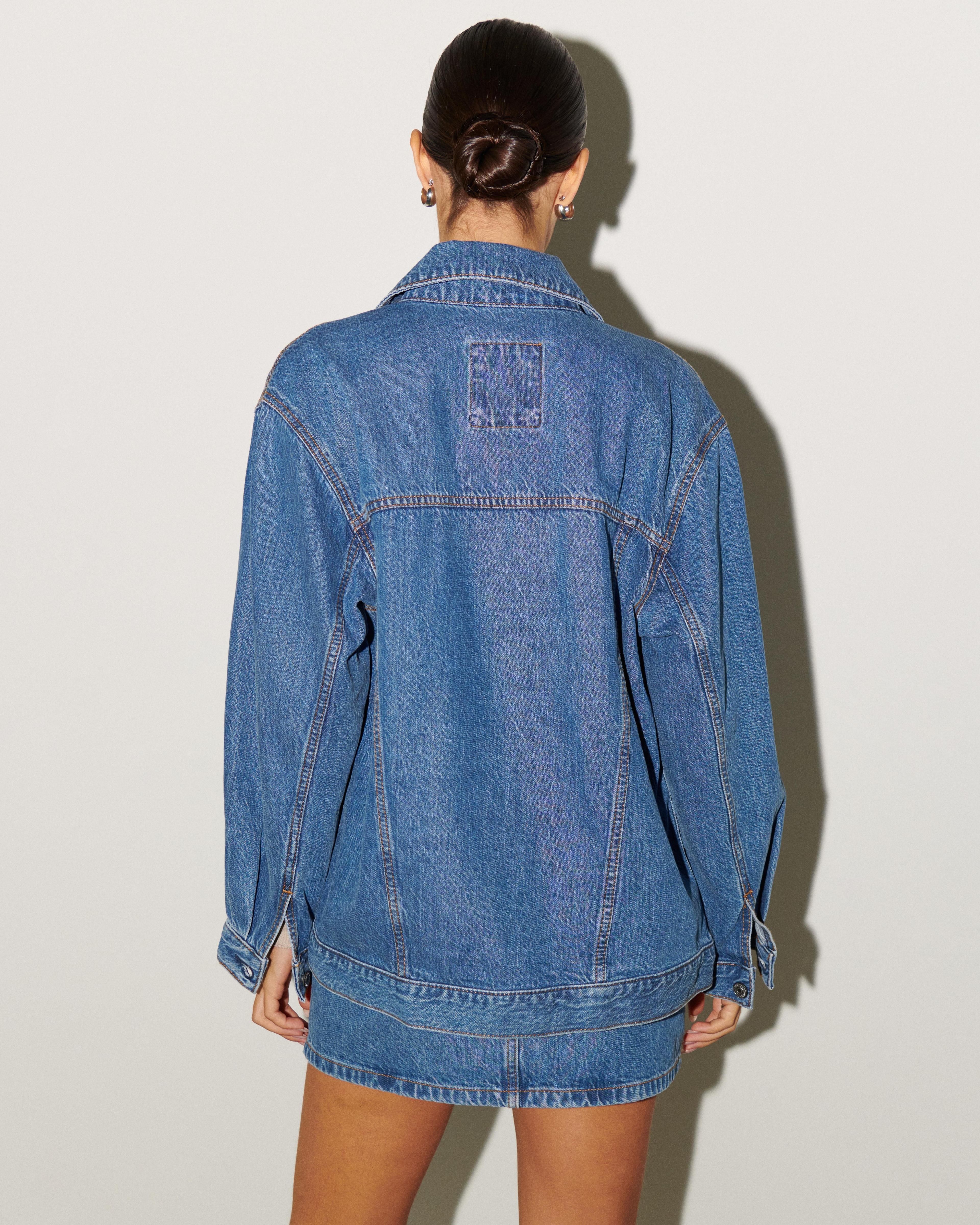 Denim Trucker Jacket Product Image