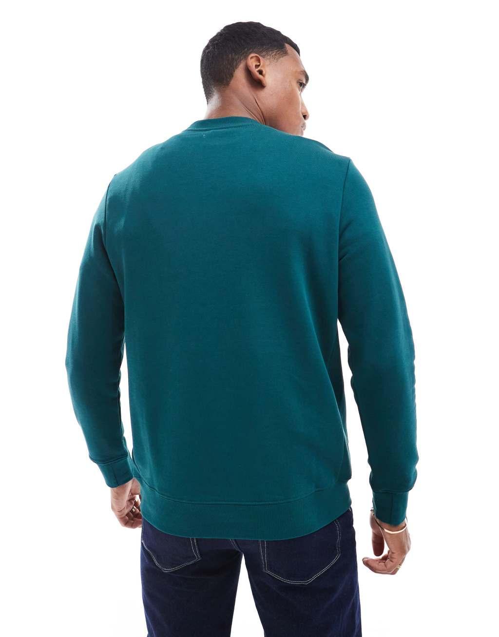 PS Paul Smith regular fit icon logo sweatshirt in teal Product Image