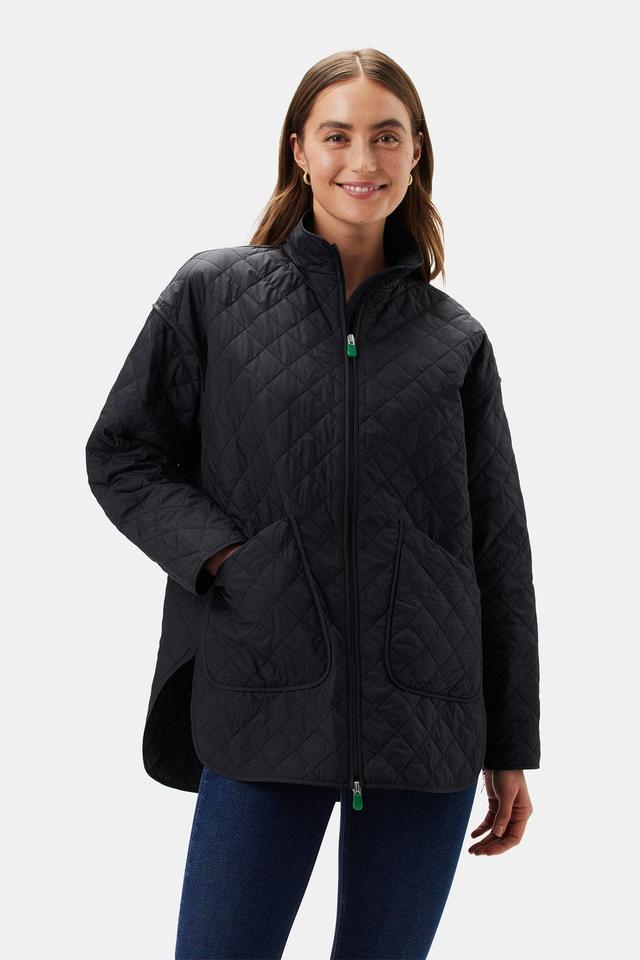 Save the Duck Talita Quilted Jacket - Black Product Image