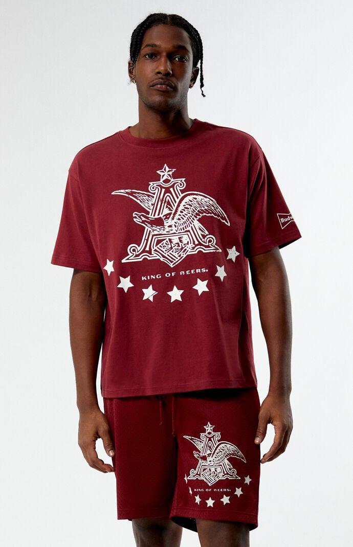 Budweiser Men's By PacSun Banner T-Shirt Product Image