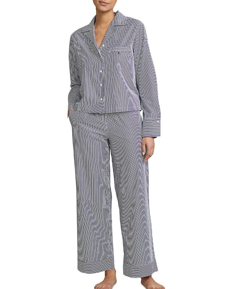 Bailey Woven Pajama Set Product Image