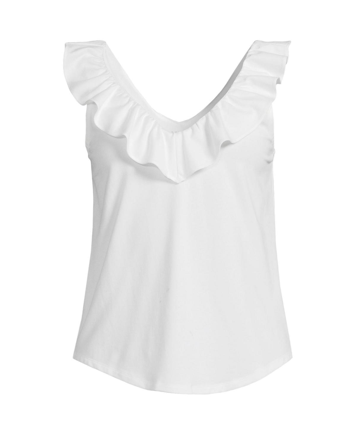 Lands End Womens Lightweight Jersey Tank Top Product Image