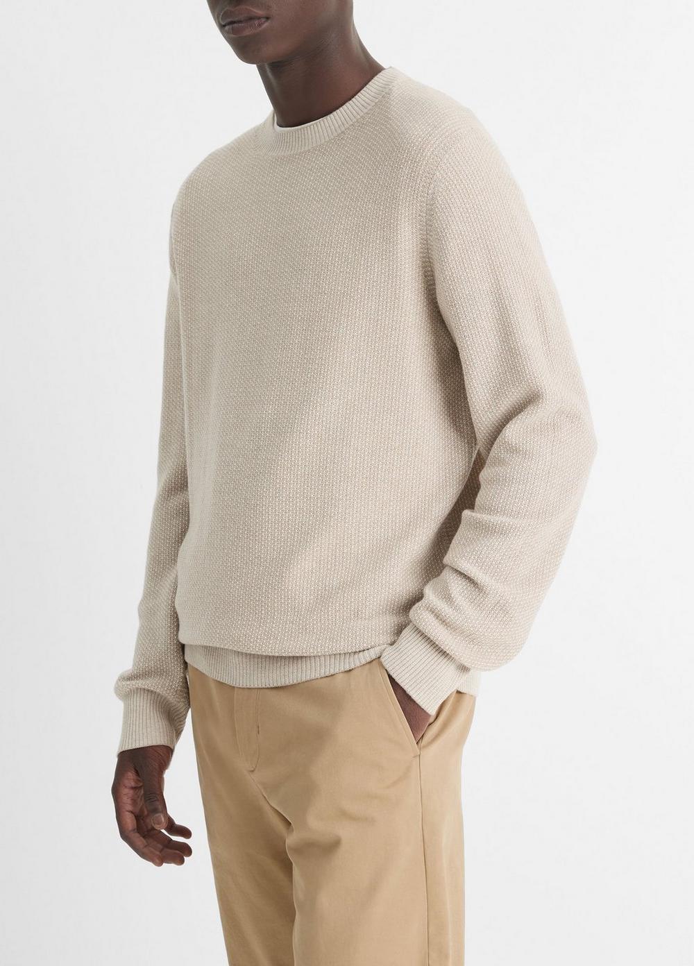 Geo Jacquard Wool-Blend Sweater Product Image