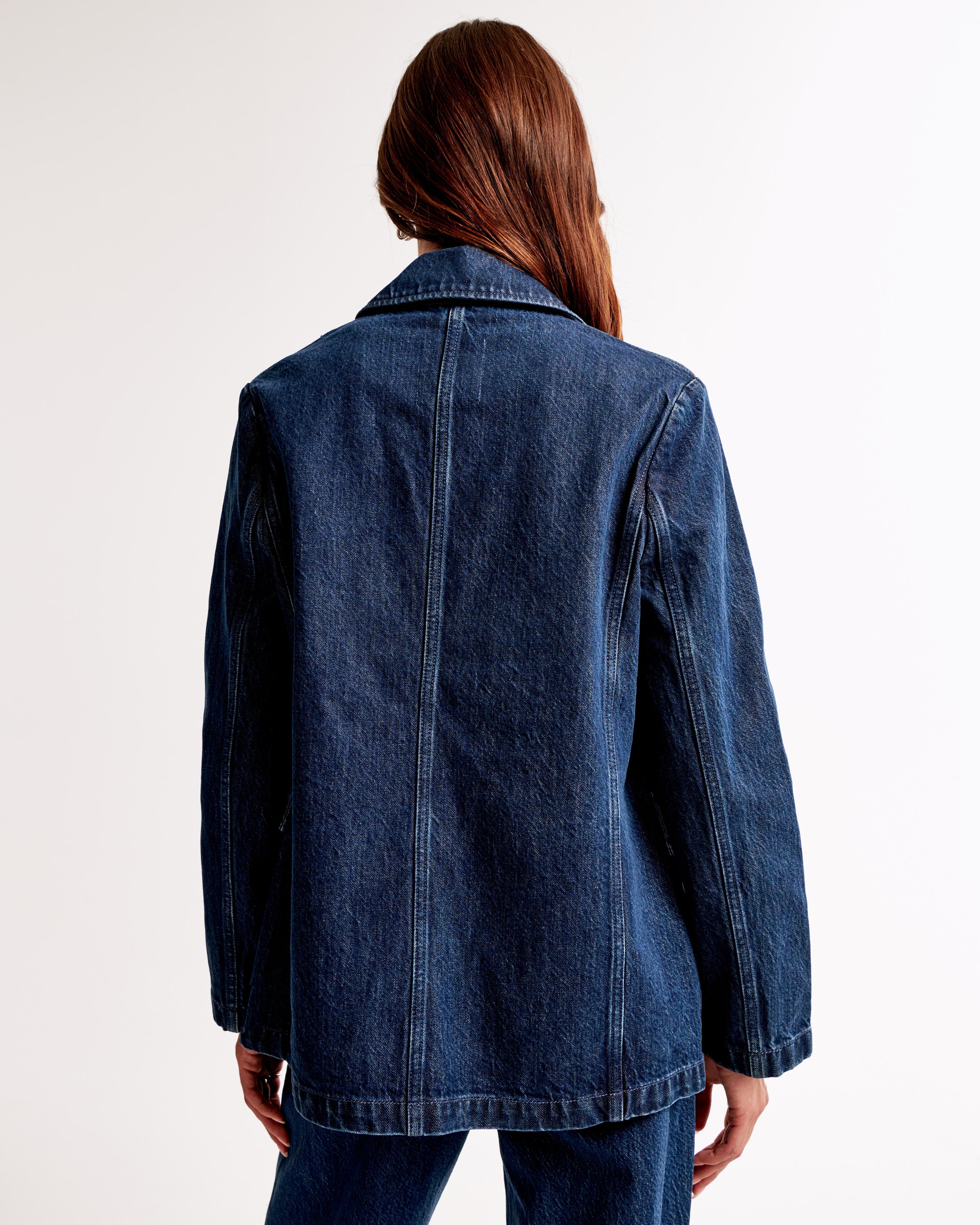 Classic Denim Blazer Product Image