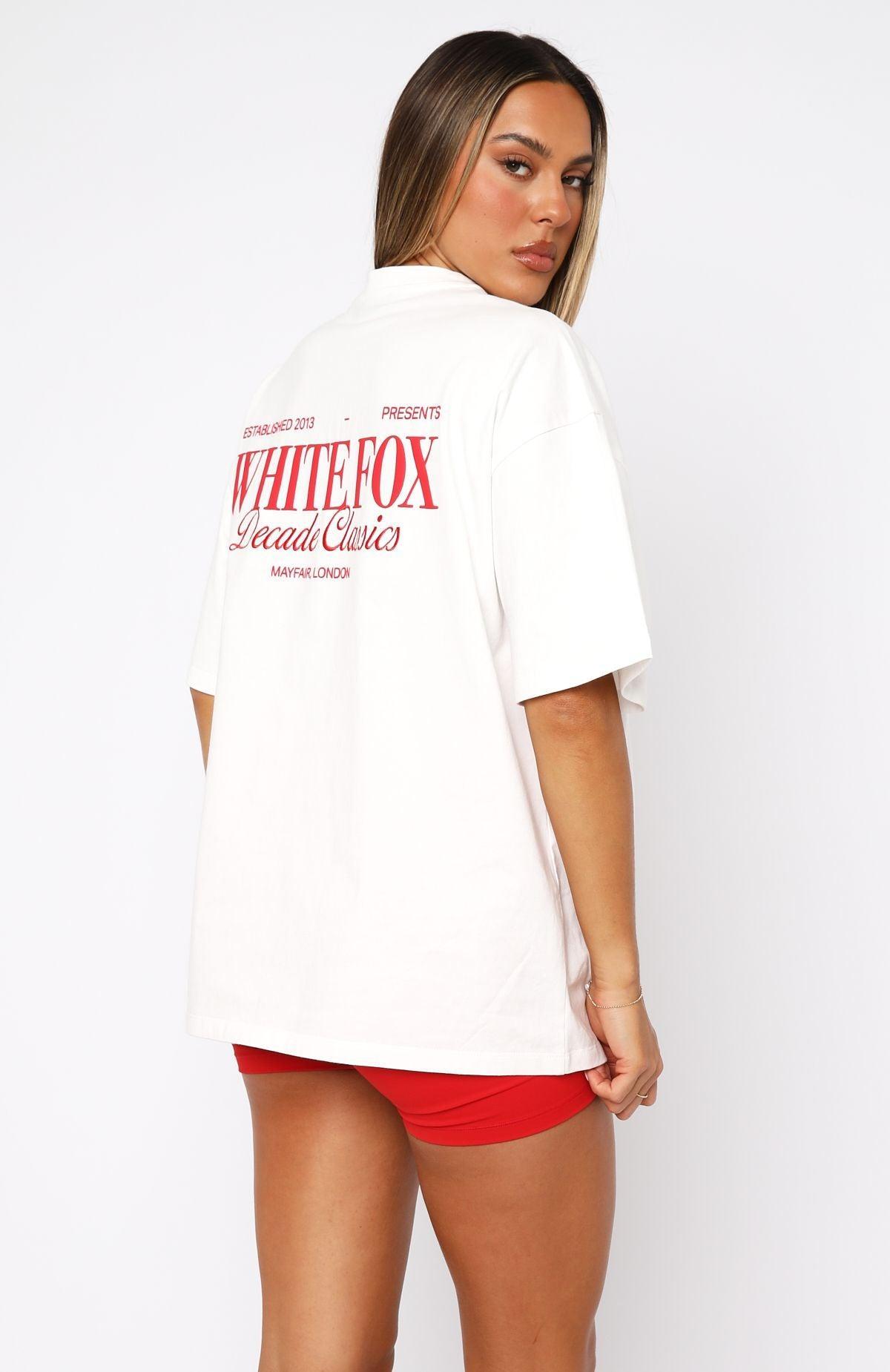 Decade Classics Essential Oversized Tee White Product Image