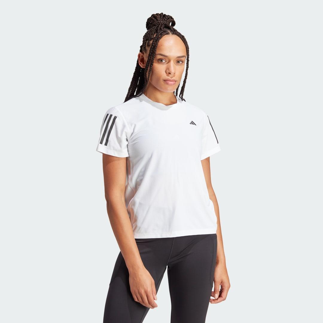 adidas Own The Run Tee Preloved Fig S Womens Product Image