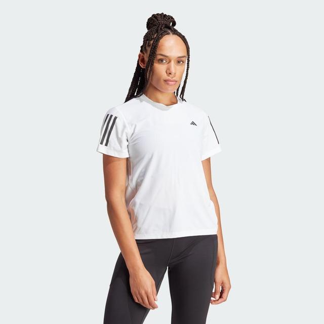 adidas Own The Run Tee White S Womens Product Image