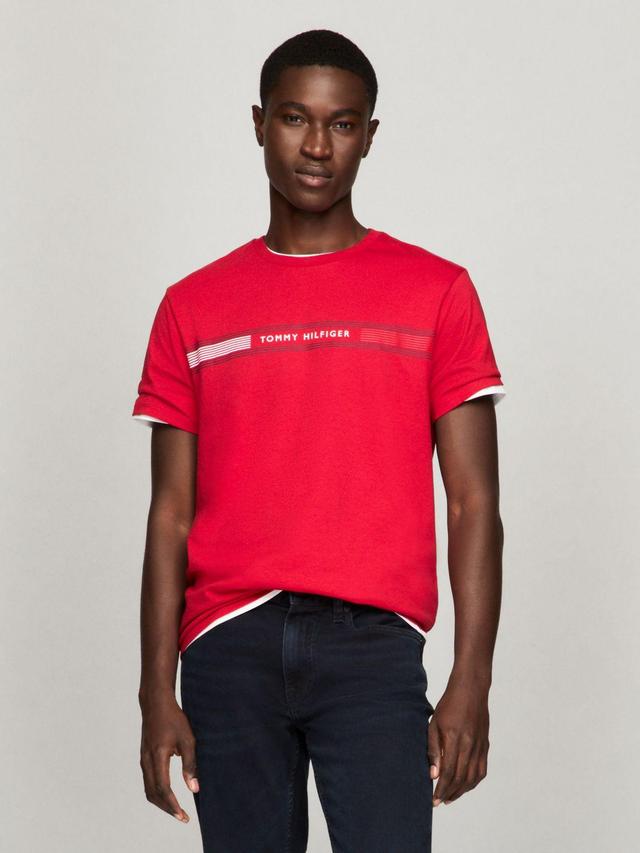 Tommy Hilfiger Men's Tommy Stripe Graphic T-Shirt Product Image