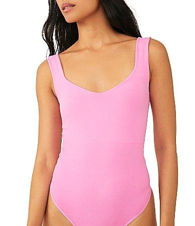 Free People Clean Lines Scoop Neck Sleeveless Bodysuit Product Image