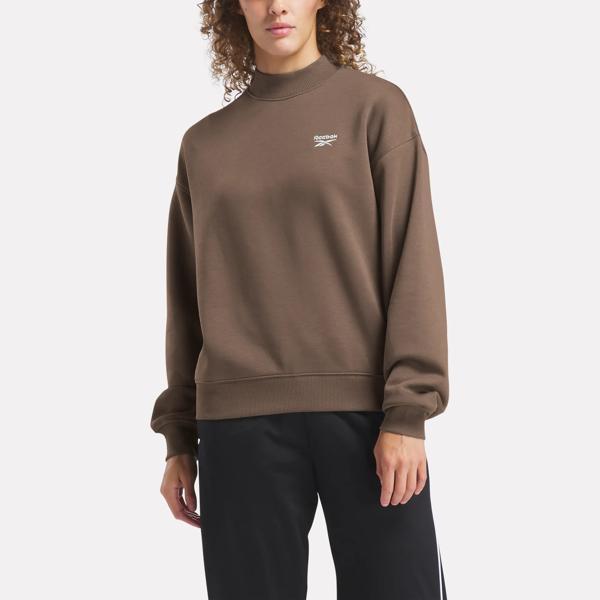 Reebok Identity SL Fleece Mock Neck Top Product Image