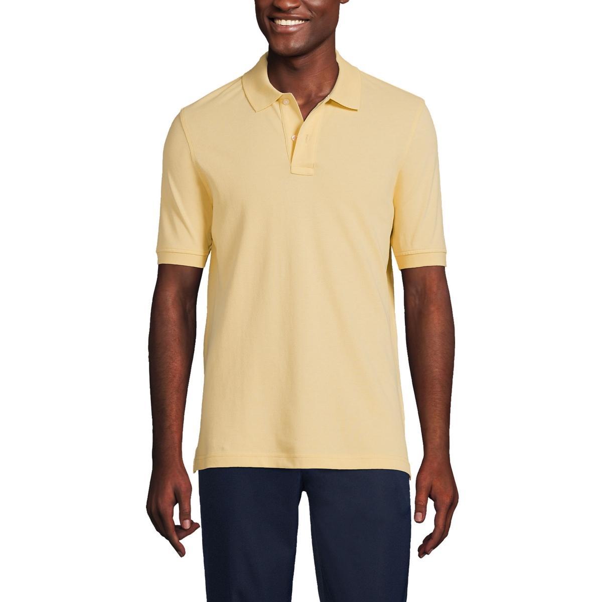 Mens Lands End Short Sleeve Mesh Polo Shirt Product Image