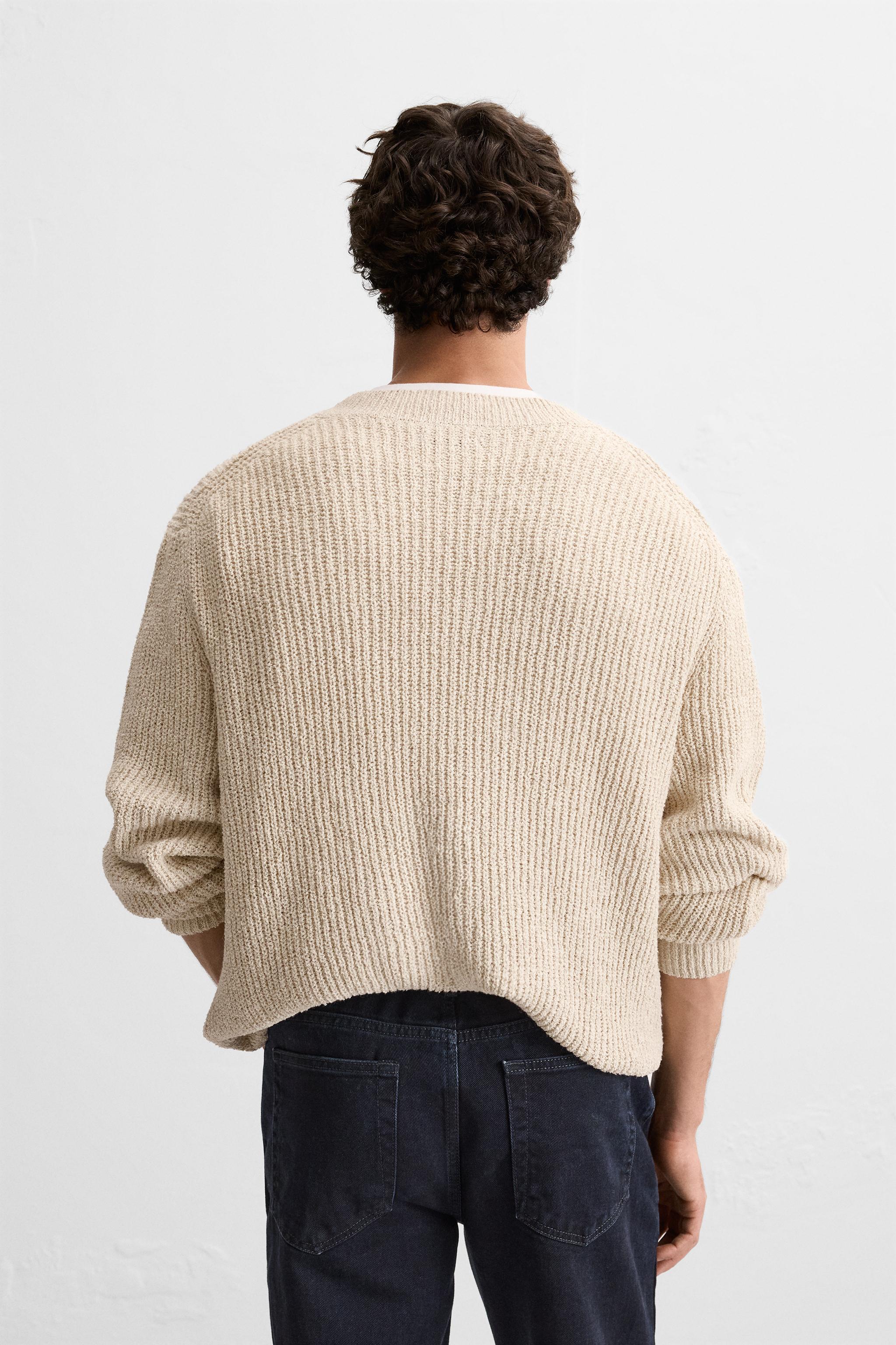 TEXTURED BOUCLÉ SWEATER Product Image