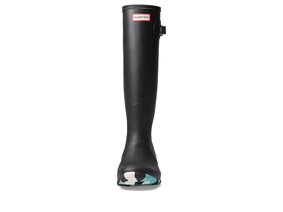 Hunter Original Tall Color Splash Boot White Willow/Birdseye Blue) Women's Rain Boots Product Image