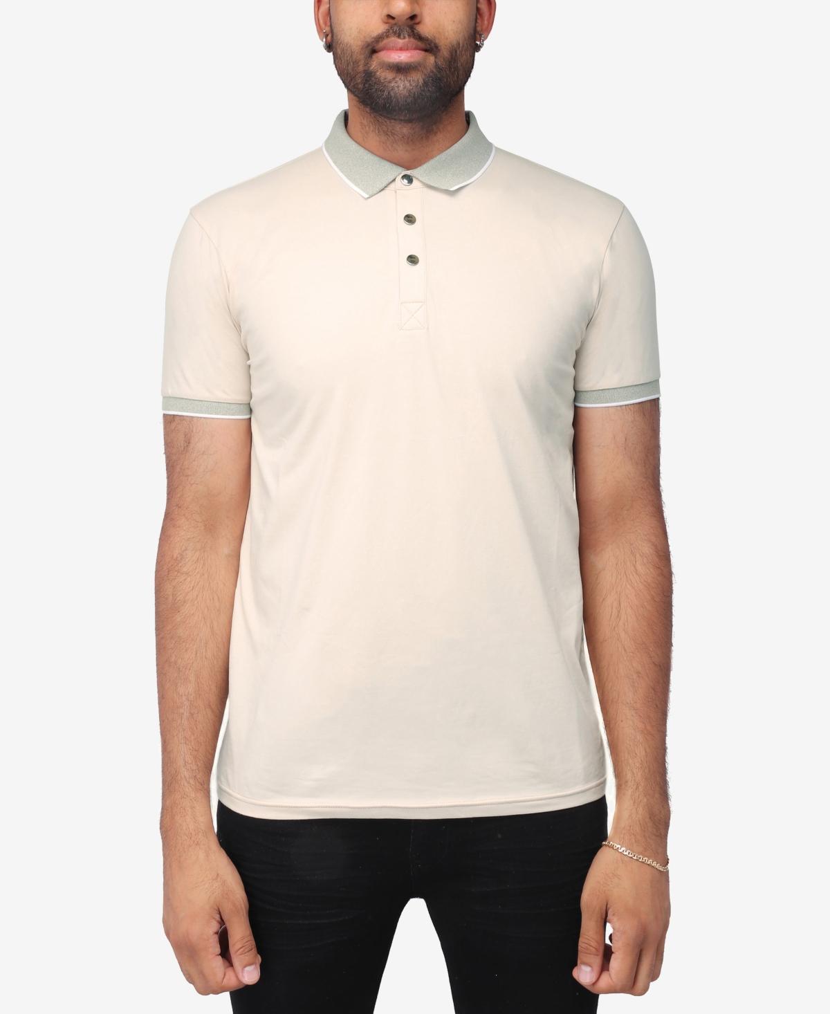 X-Ray Mens Basic Comfort Tipped Polo Shirt Product Image