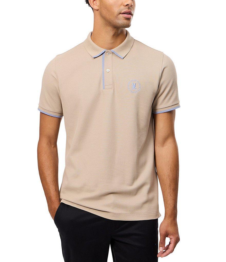 Psycho Bunny London Pique Short Sleeve Polo Shirt Product Image