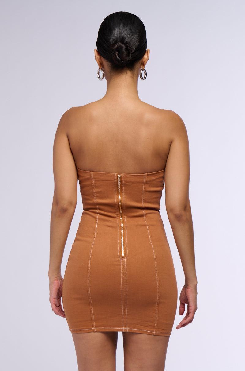 BREAK UR HEART STRAPLESS MINI DRESS Product Image