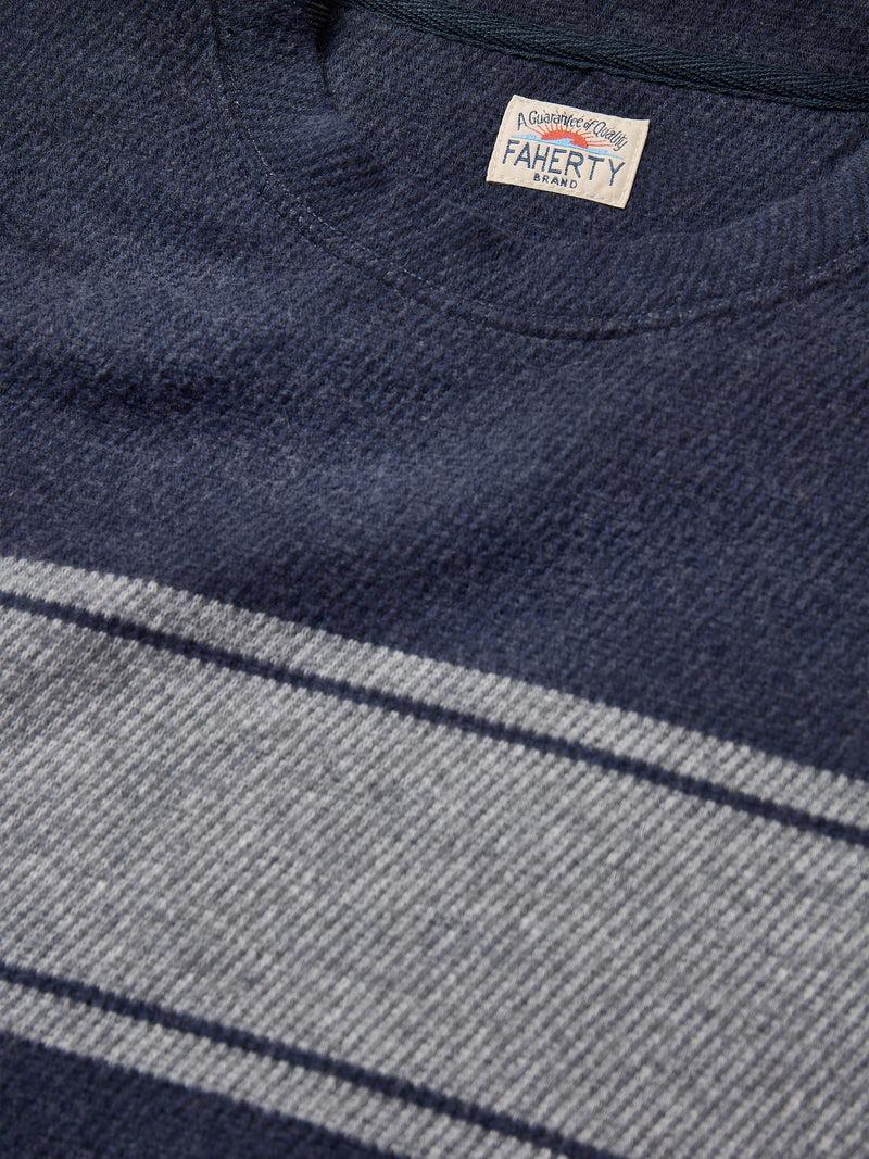 Legend™ Surf Stripe Sweater Crew - Brighton Navy Surf Stripe Product Image