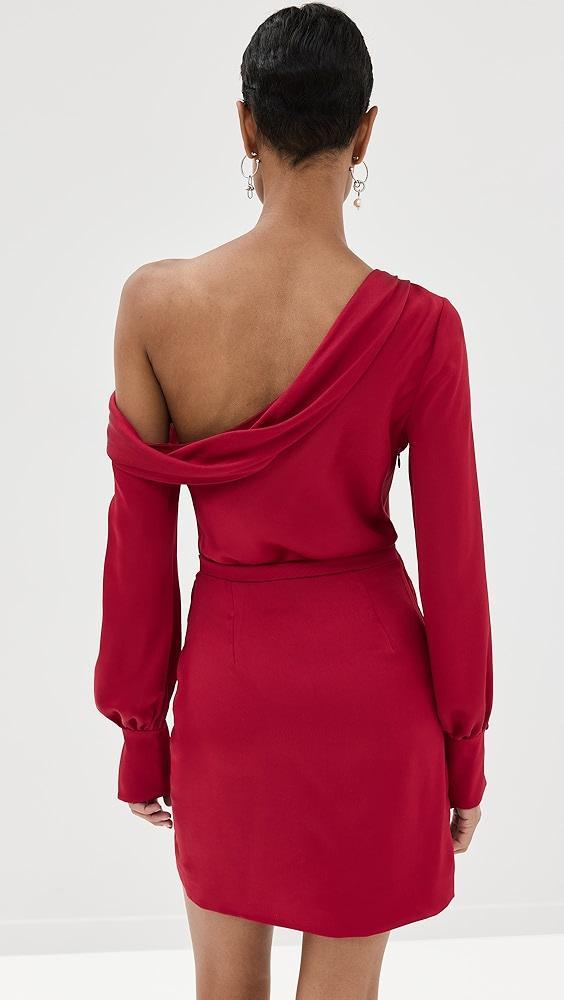 SIMKHAI Cameron One Shoulder Mini Dress | Shopbop Product Image