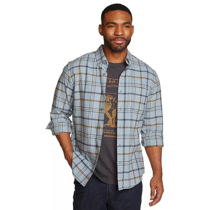 Mens Eddie Bauer Field Flannel Button-Down Shirt Product Image