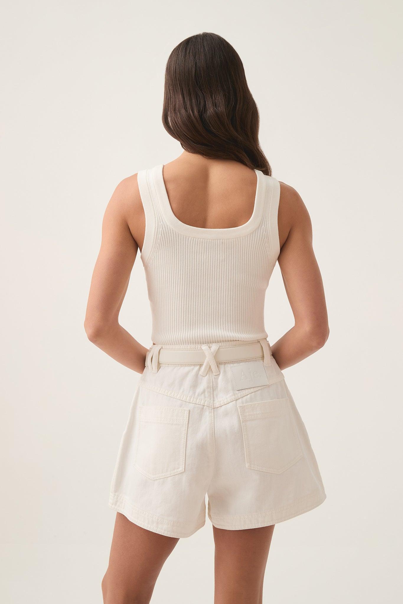 Estella Cropped Knit Tank Product Image