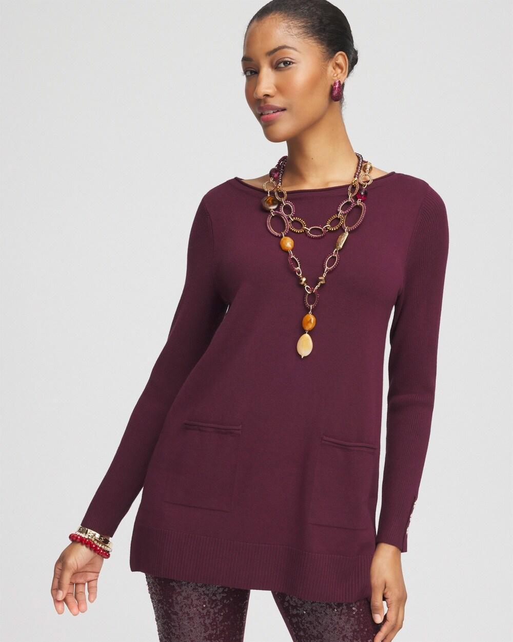 Women's Pocket Sweater Tunic Product Image